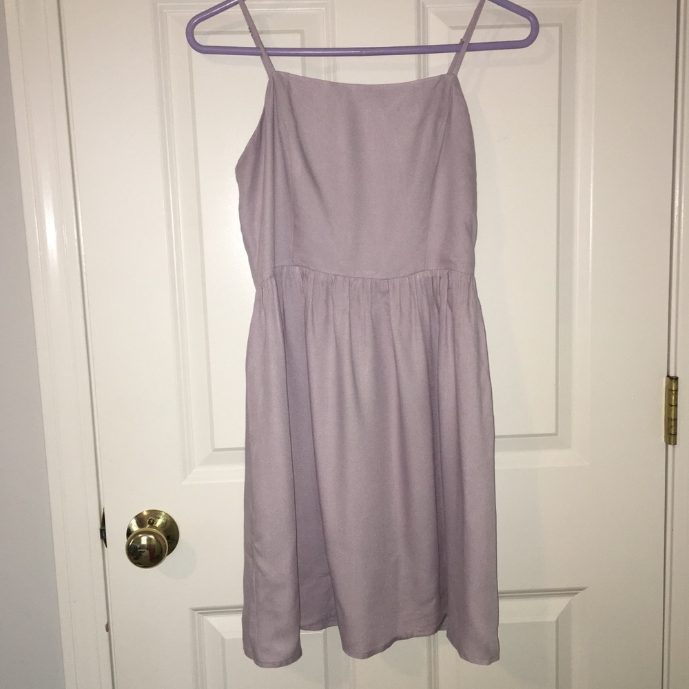 Lace-up Fit & Flare Dress- like new! - Picture 3 of 8